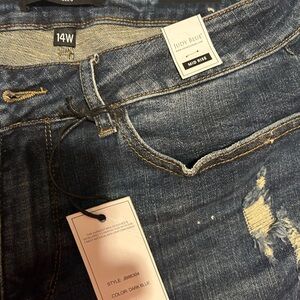 Judy Blue Dark Wash Distressed Denim